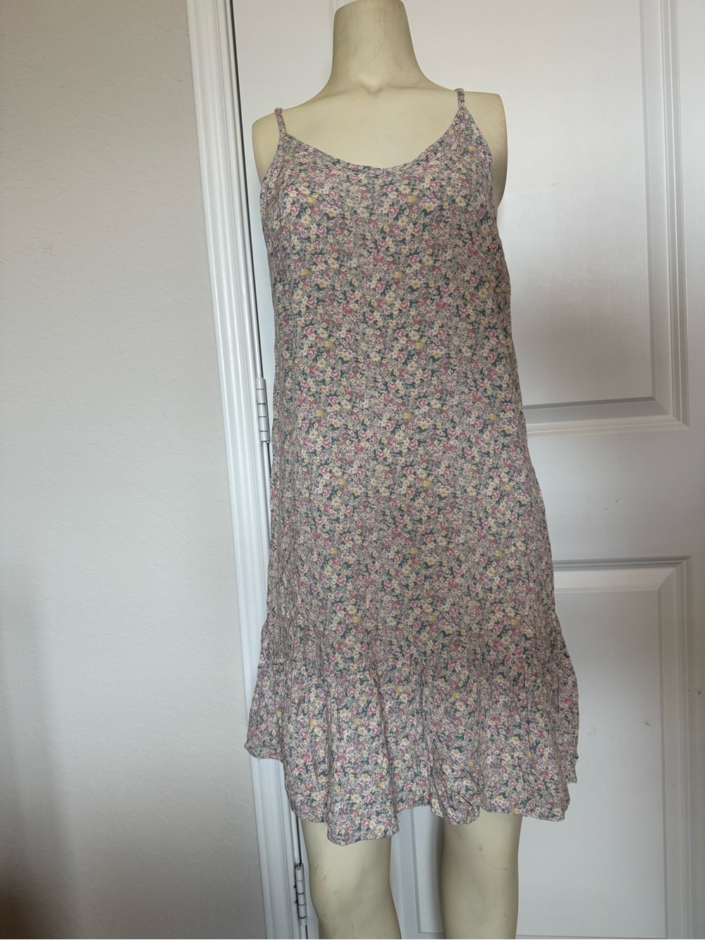 Wallflower Pastel Ditsy Floral Print Tank Dress